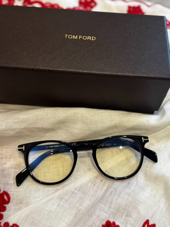 Tom Ford TF6123 Black Round Eyeglasses main image 7